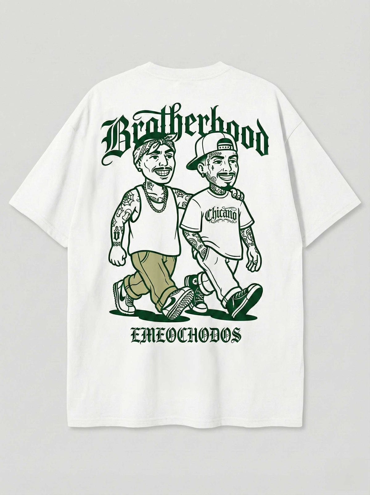 M82 Brotherhood T-Shirt - Chicano Homies Streetwear Design