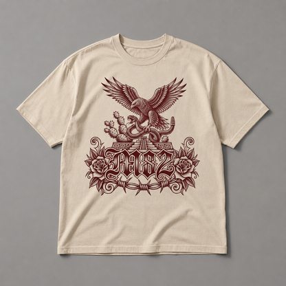 Playera M82 Herencia Oversize - Arena