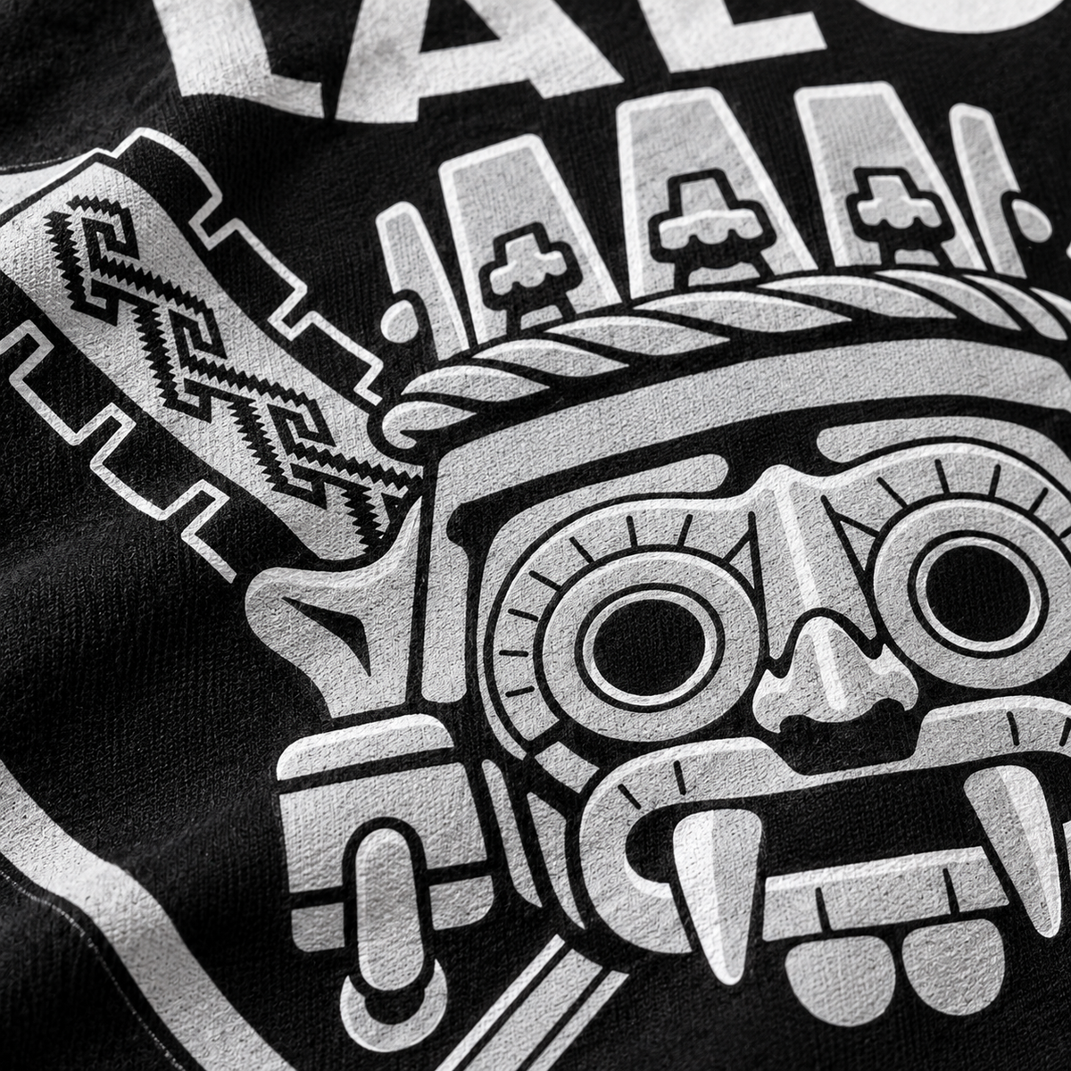 Playera Oversize "Tláloc Raider" – Edición Urbana Black