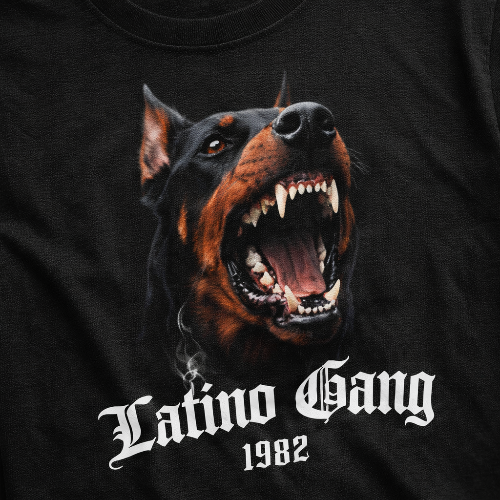 Playera M82 "Latino Gang" - Dobermann