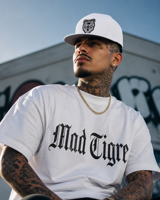 Gorra M82 "Mad Tigre" - Edición Blanca