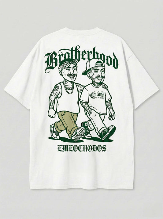 Playera M82 Brotherhood - Diseño Chicano Homies Streetwear