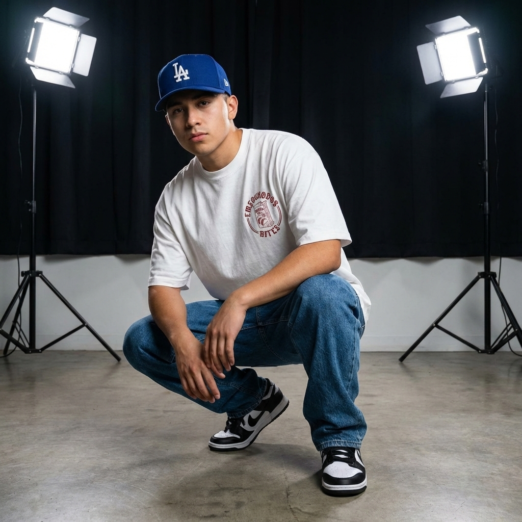 Playera Oversize "Emeochodos Bites" - Blanco