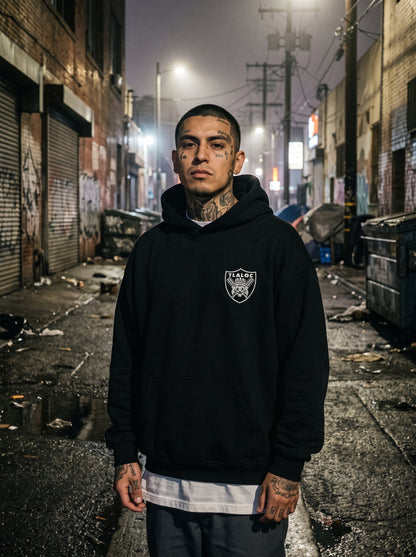 Sudadera Hoodie Tlaloc Rider (Tormenta Negra)