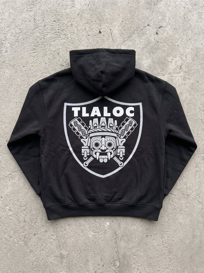 Sudadera Hoodie Tlaloc Rider (Tormenta Negra)