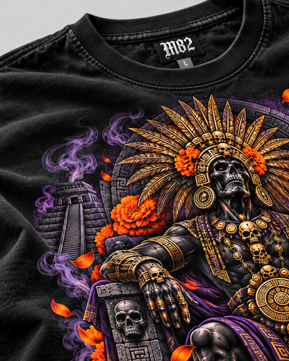 M82 T-shirt "From the Neighborhood to Mictlán" Day of the Dead Special Edition - Heavyweight Oversize