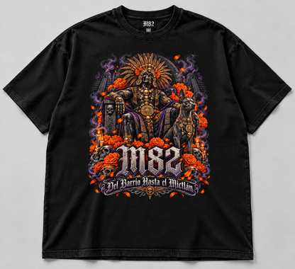 M82 T-shirt "From the Neighborhood to Mictlán" Day of the Dead Special Edition - Heavyweight Oversize