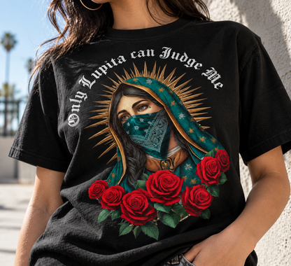Playera M82 Only Lupita Oversize - Negra
