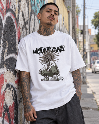 Playera Oversize Mictlantecuhtli - M82 Streetwear