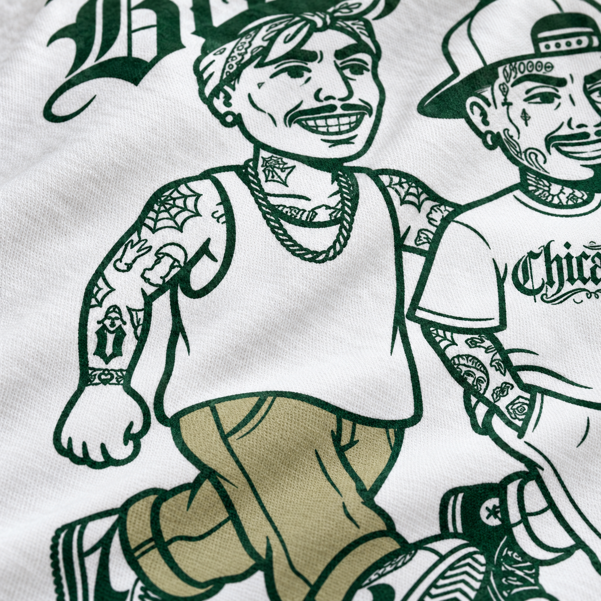 Playera Oversize "Brotherhood" Blanca – M82 [RESTOCK DROP 00]