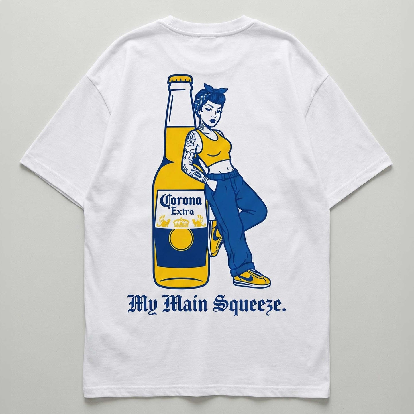 Playera M82 My Main Squeeze - Chola & Beer Streetwear